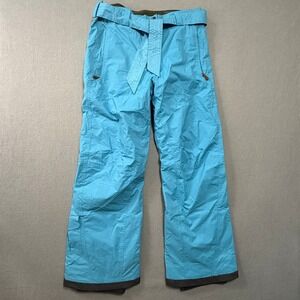 Columbia Convert Boardwear Omni Tech Waterproof Teal Blue Snow Pant Women Medium
